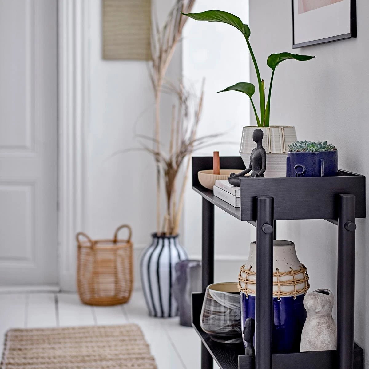 Bloomingville Ceejay Bloempot - Blauw Steen Bloomingville Ceejay Bloempot - Blauw Steen -Tuin & Buiten 10025600