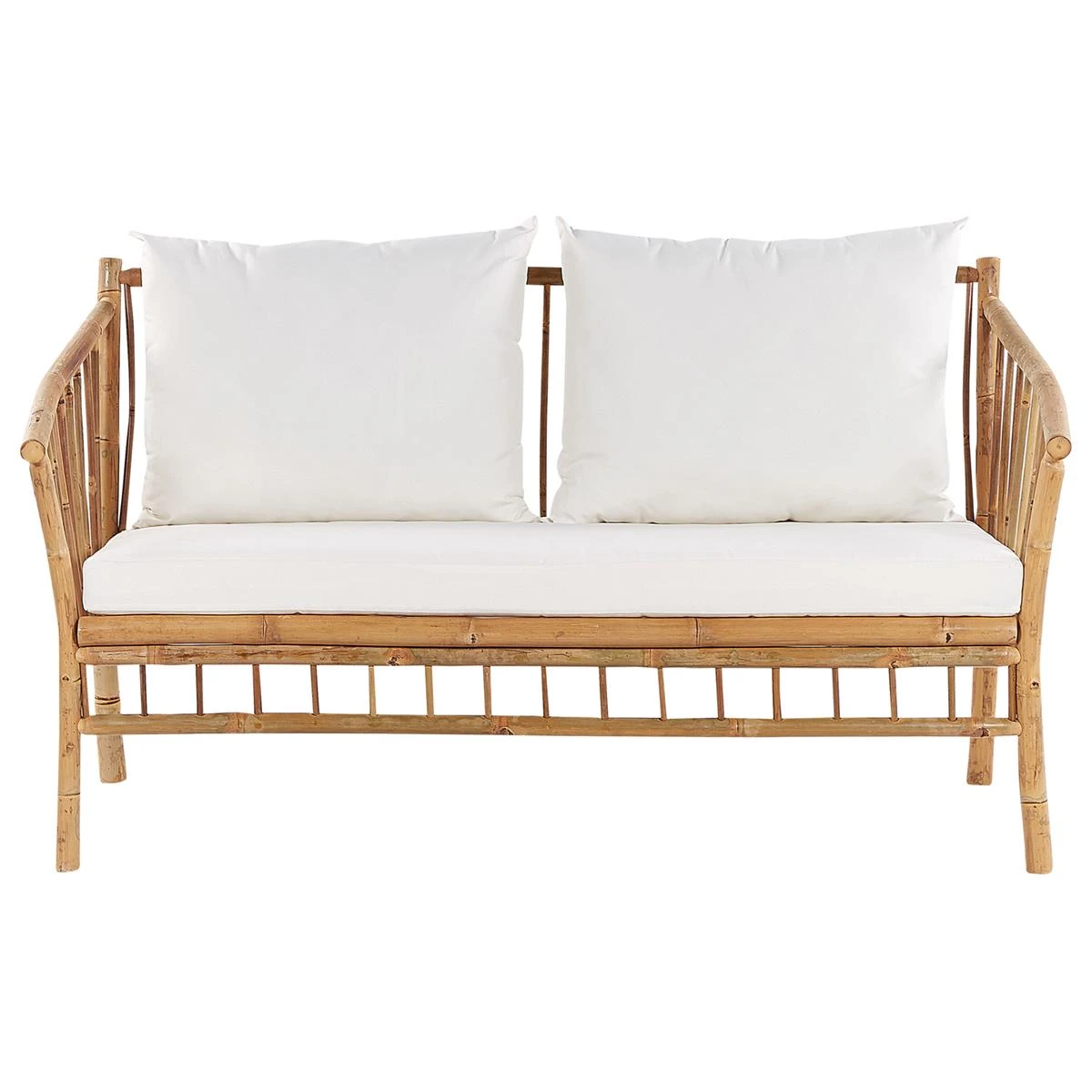 Beliani - MAGGIORE - Loungeset Voor 4 - Lichte Houtkleur - Bamboehout Beliani - MAGGIORE - Loungeset Voor 4 - Lichte Houtkleur - Bamboehout -Tuin & Buiten 10102532