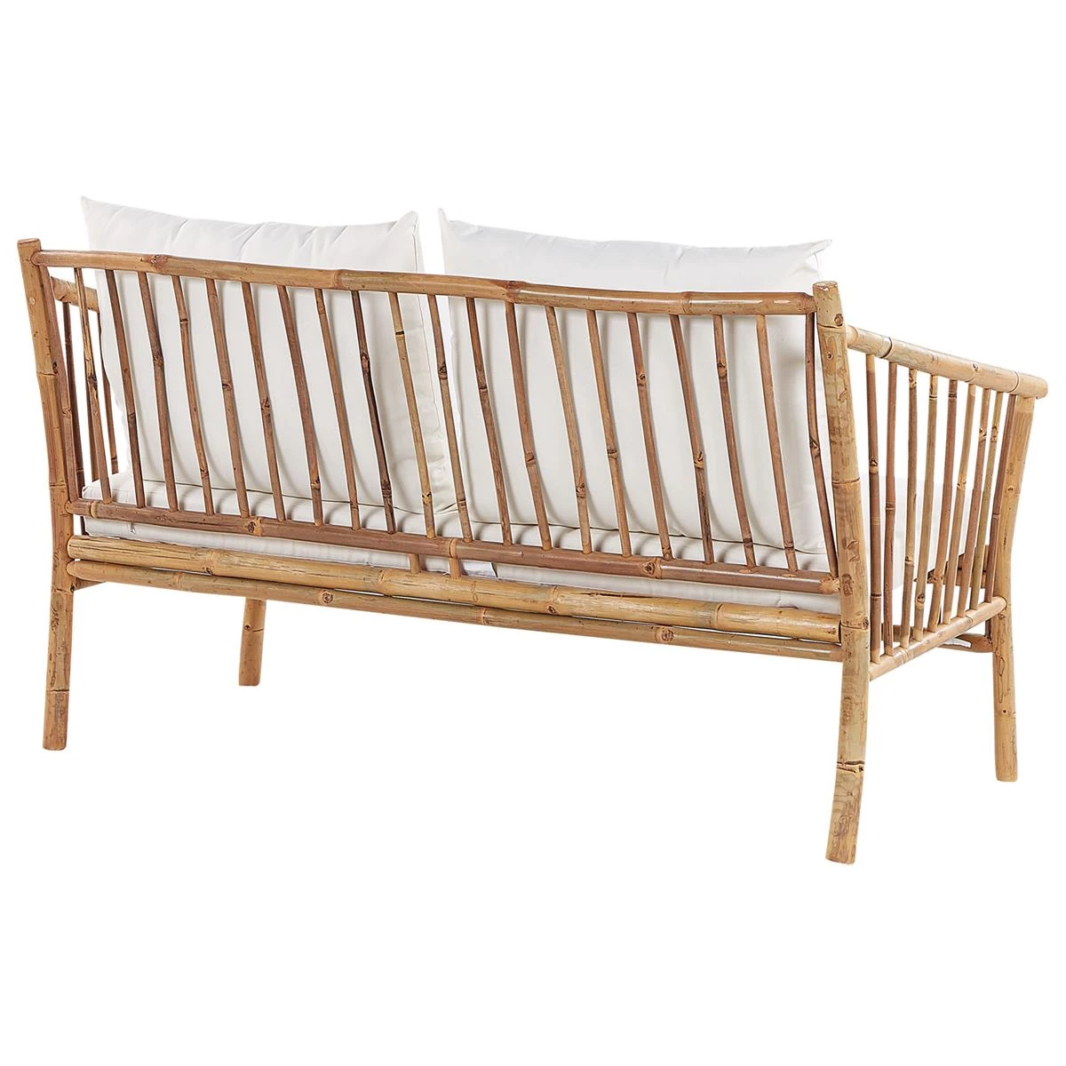 Beliani - MAGGIORE - Loungeset Voor 4 - Lichte Houtkleur - Bamboehout Beliani - MAGGIORE - Loungeset Voor 4 - Lichte Houtkleur - Bamboehout -Tuin & Buiten 10102537