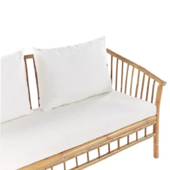 Beliani - MAGGIORE - Loungeset Voor 4 - Lichte Houtkleur - Bamboehout 5 Beliani - MAGGIORE - Loungeset Voor 4 - Lichte Houtkleur - Bamboehout -Tuin & Buiten 10102538