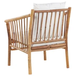 Beliani - MAGGIORE - Loungeset Voor 4 - Lichte Houtkleur - Bamboehout 9 Beliani - MAGGIORE - Loungeset Voor 4 - Lichte Houtkleur - Bamboehout -Tuin & Buiten 10102552