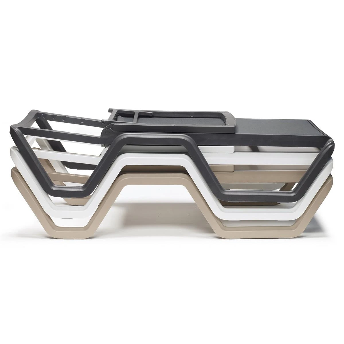 SCAB Vela Verstelbaar Ligbed Met Wielen - Set Van 2 - Antracietgrijs SCAB Vela Verstelbaar Ligbed Met Wielen - Set Van 2 - Antracietgrijs -Tuin & Buiten 10129401