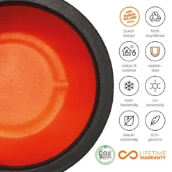 Capi Europe Nature Rib Vaas Eleg. Deluxe 60 Cm -Tuin & Buiten 10134926