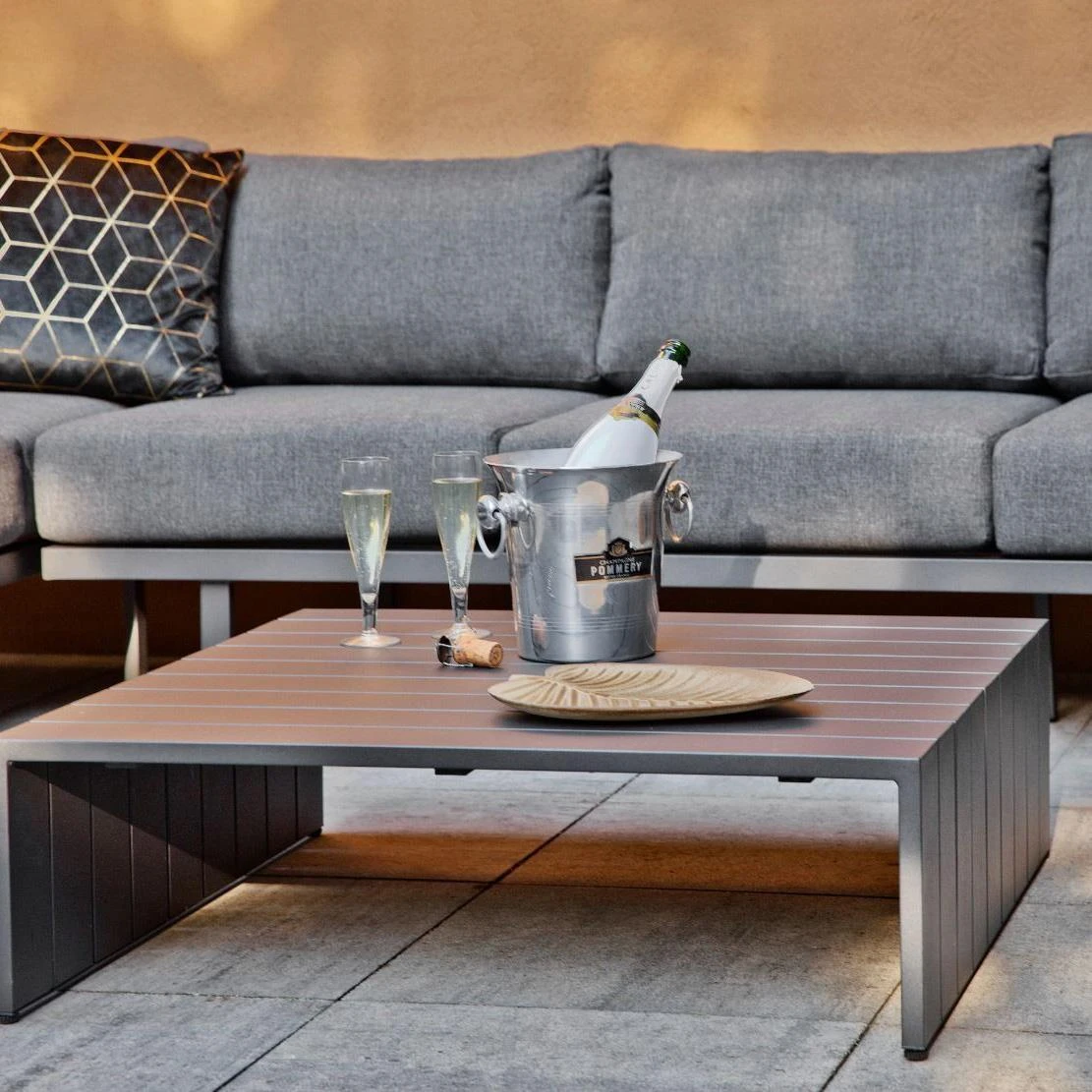 Exotan Bari Platform Loungeset - Grijs Exotan Bari Platform Loungeset - Grijs -Tuin & Buiten 10200424