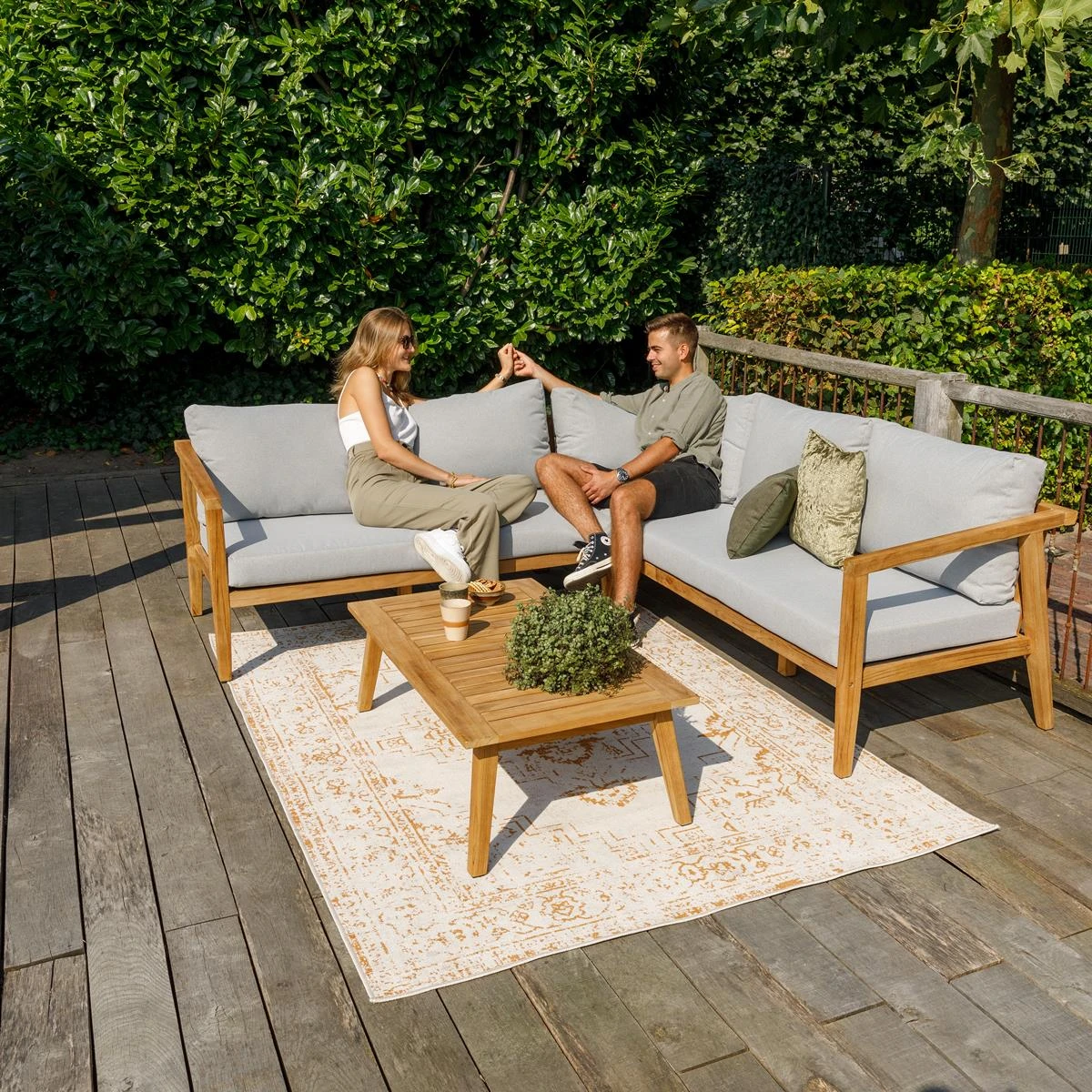 Exotan Lucca Loungeset - Hoekbank Exotan Lucca Loungeset - Hoekbank -Tuin & Buiten 10446360