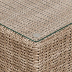 Beliani - CONTARE - Loungeset Voor 6 - Bruin - Linkszijdig - PE Rotan -Tuin & Buiten 10547735