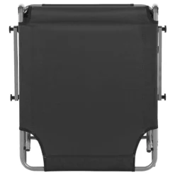 Beliani - FOLIGNO - Strandstoel - Zwart - Polyester -Tuin & Buiten 10670875