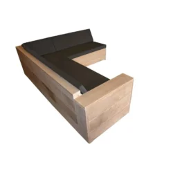 Wood4you Loungeset 1 Steigerhout 210x200 Cm - L-vorm - Incl Kussens 6 Wood4you Loungeset 1 Steigerhout 210x200 Cm - L-vorm - Incl Kussens -Tuin & Buiten 10689608