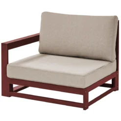 Beliani-TIMOR-Loungeset 5-Mahonie-FSC® Gecertificeerd Acaciahout 2 Beliani-TIMOR-Loungeset 5-Mahonie-FSC® Gecertificeerd Acaciahout -Tuin & Buiten 10795316