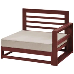 Beliani-TIMOR-Loungeset 5-Mahonie-FSC® Gecertificeerd Acaciahout 5 Beliani-TIMOR-Loungeset 5-Mahonie-FSC® Gecertificeerd Acaciahout -Tuin & Buiten 10795325