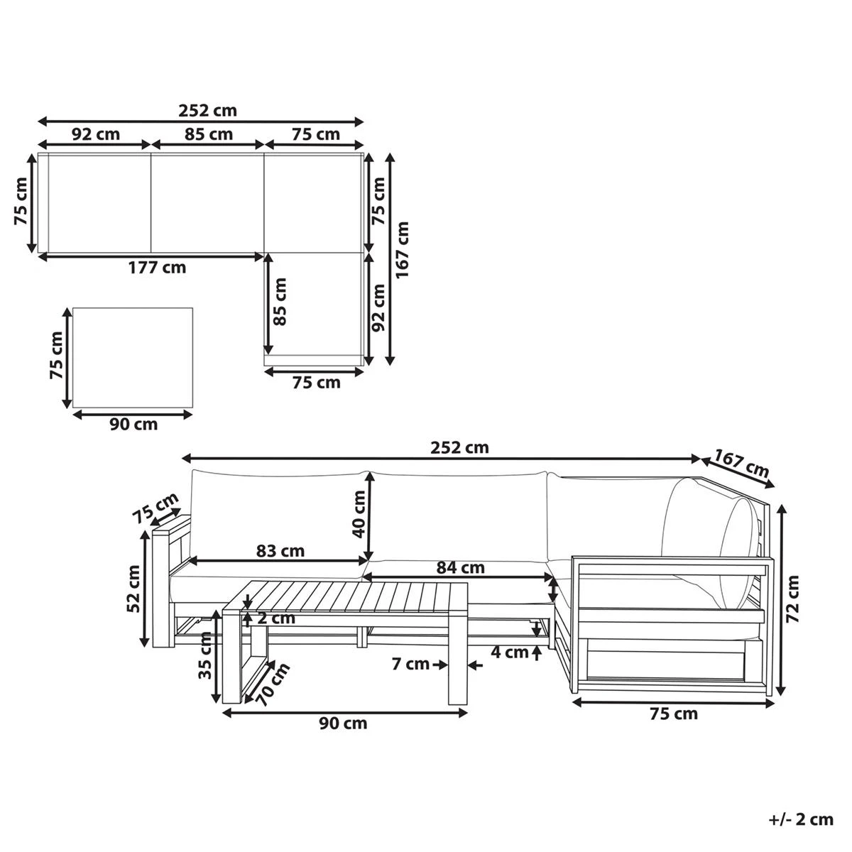 Beliani-TIMOR II -Tuinbank 4-zits-Lichte Houtkleur-FSC® Acaciahout Beliani-TIMOR II -Tuinbank 4-zits-Lichte Houtkleur-FSC® Acaciahout -Tuin & Buiten 10795400