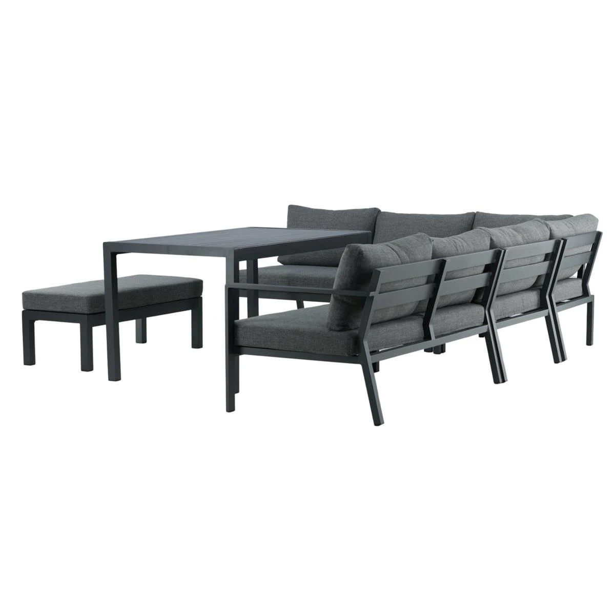 24Designs Alentejo Tuinset - Zwart Aluminium 24Designs Alentejo Tuinset - Zwart Aluminium -Tuin & Buiten 10813400