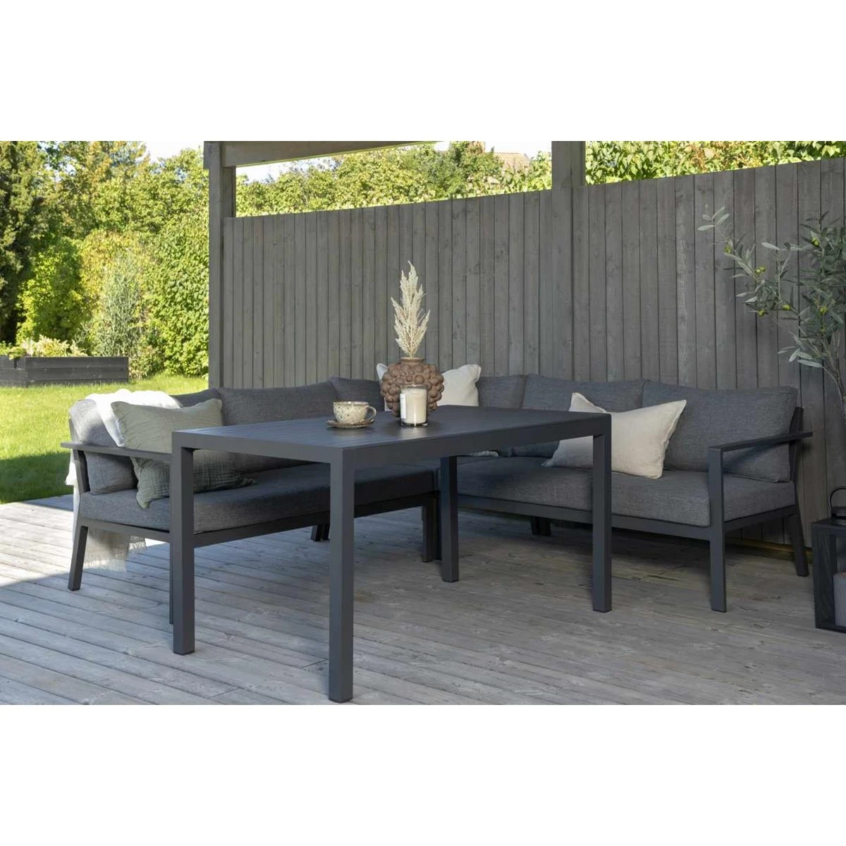 24Designs Alentejo Tuinset - Zwart Aluminium 24Designs Alentejo Tuinset - Zwart Aluminium -Tuin & Buiten 10813423