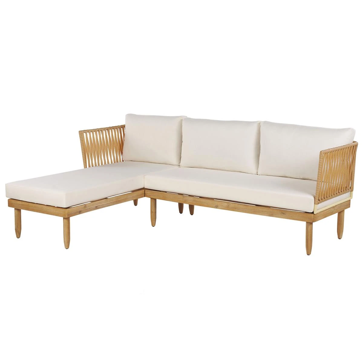 Beliani - CREMONA - Loungeset Voor 4 - Lichte Houtkleur - Acaciahout Beliani - CREMONA - Loungeset Voor 4 - Lichte Houtkleur - Acaciahout -Tuin & Buiten 10819494