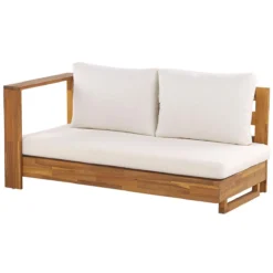 Beliani - MARETTIMO - Loungeset Voor 5 - Lichte Houtkleur - Acaciahout 4 Beliani - MARETTIMO - Loungeset Voor 5 - Lichte Houtkleur - Acaciahout -Tuin & Buiten 10819498