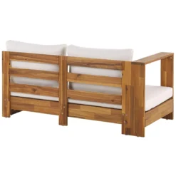 Beliani - MARETTIMO - Loungeset Voor 5 - Lichte Houtkleur - Acaciahout 6 Beliani - MARETTIMO - Loungeset Voor 5 - Lichte Houtkleur - Acaciahout -Tuin & Buiten 10819506