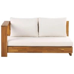 Beliani - MARETTIMO - Loungeset Voor 5 - Lichte Houtkleur - Acaciahout 5 Beliani - MARETTIMO - Loungeset Voor 5 - Lichte Houtkleur - Acaciahout -Tuin & Buiten 10819512