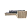 Wood4you - Loungeset 7 Steigerhout 240x200 Cm - Incl Kussens (GL-vorm)