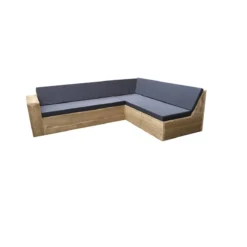 Wood4you - Loungeset 1 Steigerhout 250x200 Cm - GL-vorm- Incl Kussens 6 Wood4you - Loungeset 1 Steigerhout 250x200 Cm - GL-vorm- Incl Kussens -Tuin & Buiten 11070952
