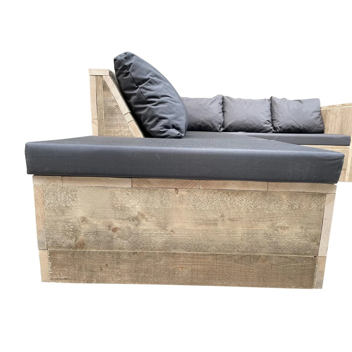 Wood4you - Loungeset 7 Steigerhout 240x200 Cm - Incl Kussens (GL-vorm) Wood4you - Loungeset 7 Steigerhout 240x200 Cm - Incl Kussens (GL-vorm) -Tuin & Buiten 11070961