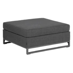 Exotan Hocker Buiten Rhodos - Aluminium - Stone Grey - 42x90x90