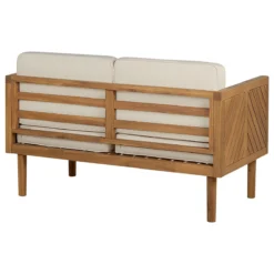 Beliani - BARATTI - Loungeset Voor 4 - Lichte Houtkleur - Acaciahout 8 Beliani - BARATTI - Loungeset Voor 4 - Lichte Houtkleur - Acaciahout -Tuin & Buiten 11142247