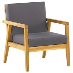 Beliani - PALLANO - Loungeset - Lichte Houtkleur - Acaciahout 6 Beliani - PALLANO - Loungeset - Lichte Houtkleur - Acaciahout -Tuin & Buiten 11151912