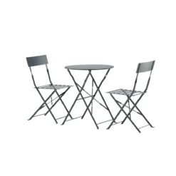 Nest Outdoor Lovisa Metalen Tuinset Donkergrijs