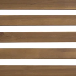 Beliani - BRESCIA - Strandstoel Set Van 2 - Lichte Houtkleur|Blauw -Tuin & Buiten 9434838