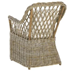 Beliani - MAROS - Tuinstoel Set Van 2 - Natuurlijk - Rotan 3 Beliani - MAROS - Tuinstoel Set Van 2 - Natuurlijk - Rotan -Tuin & Buiten 9436185