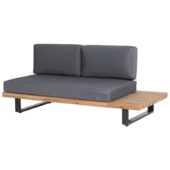 Beliani-MYKONOS-Loungeset Voor 5-Grijs-FSC® Gecertificeerd Acaciahout -Tuin & Buiten 9443645