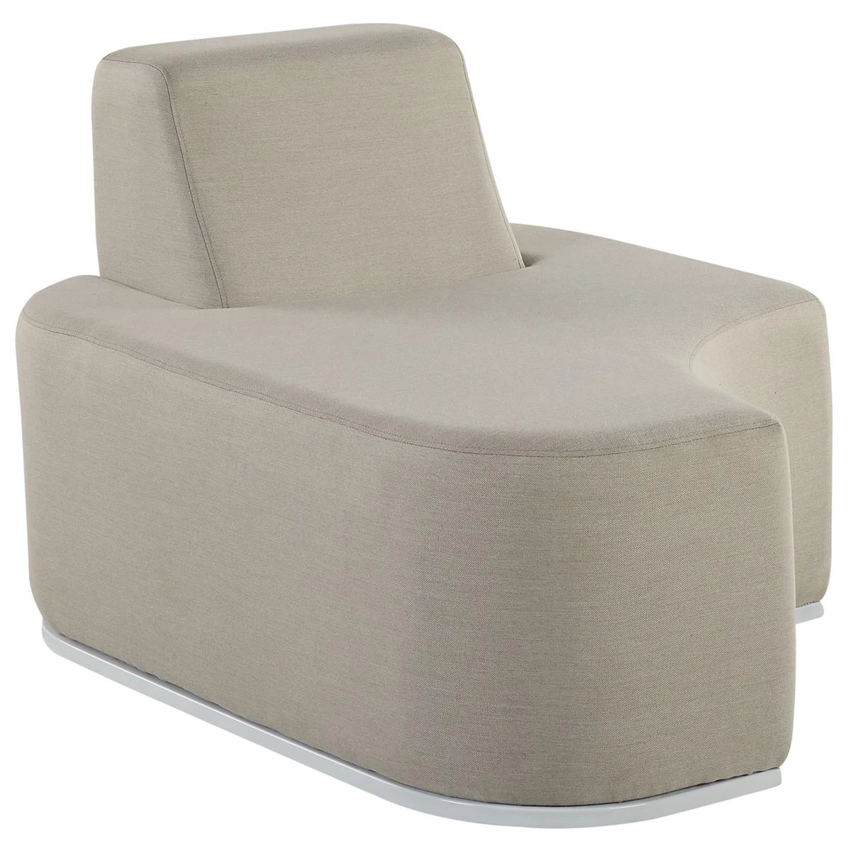 Beliani - FABRO - Loungeset Voor 4 - Grijs - Polyester Beliani - FABRO - Loungeset Voor 4 - Grijs - Polyester -Tuin & Buiten 9444083