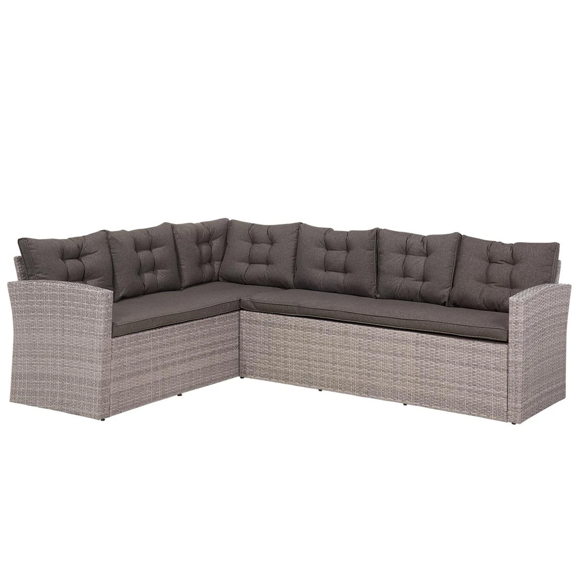 Beliani - VITERBO - Loungeset Voor 8 - Grijs - PE Rotan Beliani - VITERBO - Loungeset Voor 8 - Grijs - PE Rotan -Tuin & Buiten 9446099