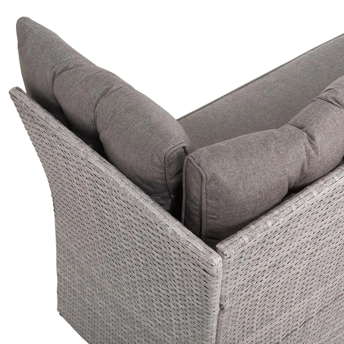 Beliani - VITERBO - Loungeset Voor 8 - Grijs - PE Rotan Beliani - VITERBO - Loungeset Voor 8 - Grijs - PE Rotan -Tuin & Buiten 9446103