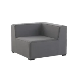 Beliani - AREZZO - Loungeset Voor 7 Rechtszijdig - Grijs - Polyester 6 Beliani - AREZZO - Loungeset Voor 7 Rechtszijdig - Grijs - Polyester -Tuin & Buiten 9447675