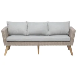 Beliani - VITTORIA - Loungeset Voor 5 - Natuurlijk - PE Rotan 3 Beliani - VITTORIA - Loungeset Voor 5 - Natuurlijk - PE Rotan -Tuin & Buiten 9448956