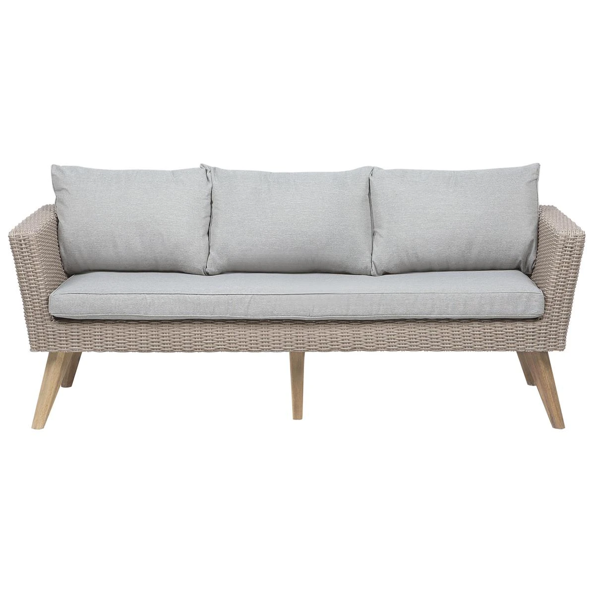 Beliani - VITTORIA - Loungeset Voor 5 - Natuurlijk - PE Rotan Beliani - VITTORIA - Loungeset Voor 5 - Natuurlijk - PE Rotan -Tuin & Buiten 9448956