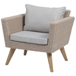 Beliani - VITTORIA - Loungeset Voor 5 - Natuurlijk - PE Rotan 7 Beliani - VITTORIA - Loungeset Voor 5 - Natuurlijk - PE Rotan -Tuin & Buiten 9448968