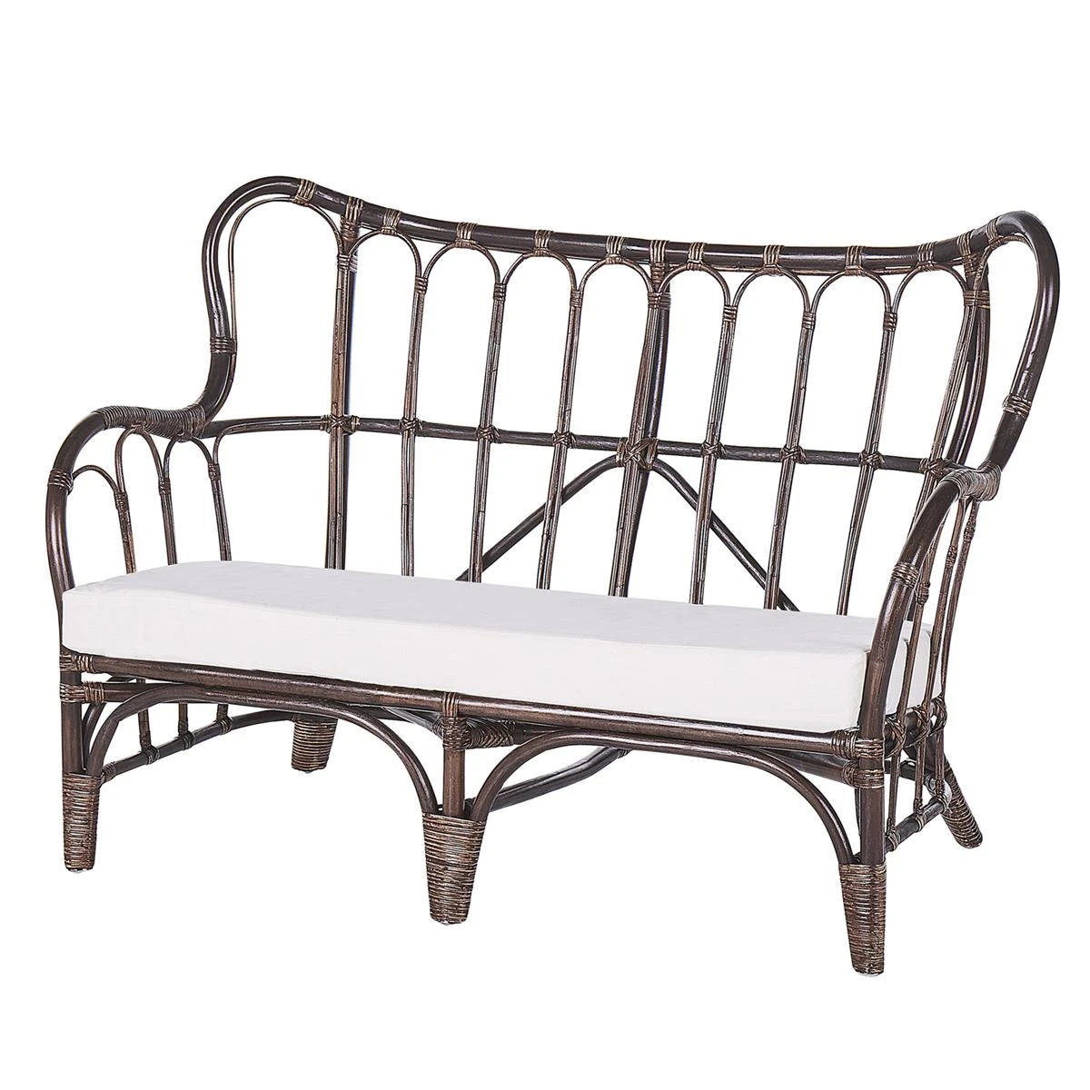 Beliani - BRINDISI - Loungeset Voor 4 - Bruin - Rotan Beliani - BRINDISI - Loungeset Voor 4 - Bruin - Rotan -Tuin & Buiten 9449044