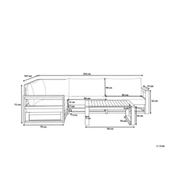 Beliani-TIMOR-Loungeset Voor 4-Lichte Houtkleur-FSC® Acaciahout 10 Beliani-TIMOR-Loungeset Voor 4-Lichte Houtkleur-FSC® Acaciahout -Tuin & Buiten 9449224