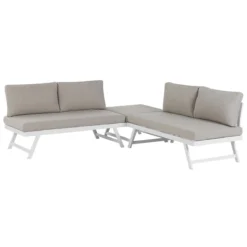 Beliani - COCCORINO - Loungeset Voor 5 - Grijs - Aluminium 4 Beliani - COCCORINO - Loungeset Voor 5 - Grijs - Aluminium -Tuin & Buiten 9449777