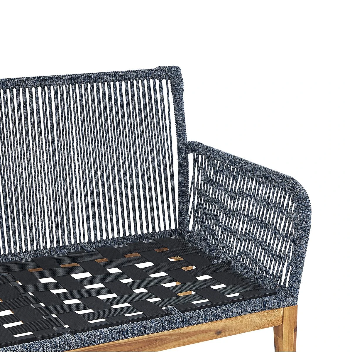 Beliani - MERANO - Loungeset Voor 4 - Wit - Acaciahout Beliani - MERANO - Loungeset Voor 4 - Wit - Acaciahout -Tuin & Buiten 9450097