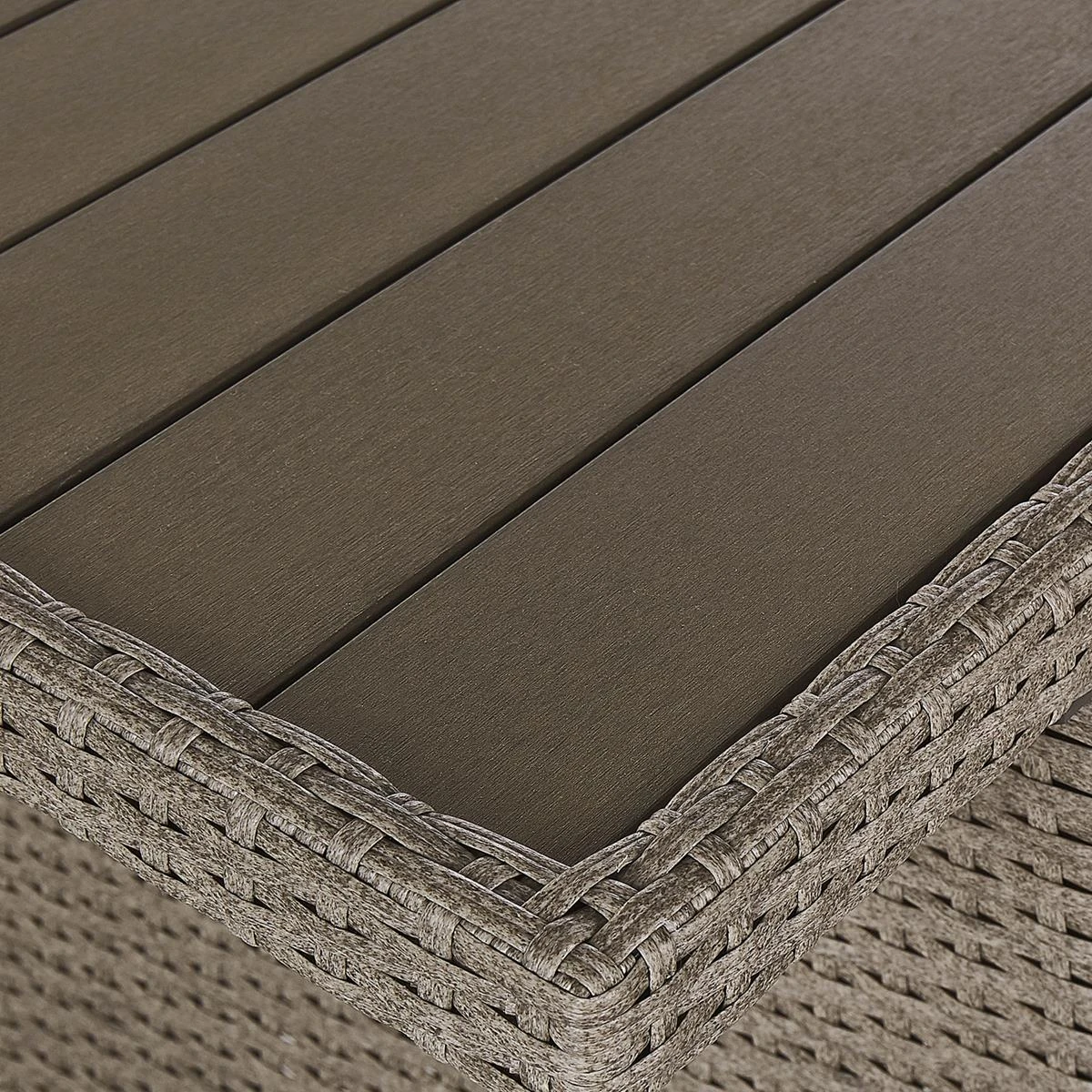 Beliani - FONTI - Loungeset Voor 5 - Natuurlijk - PE Rotan Beliani - FONTI - Loungeset Voor 5 - Natuurlijk - PE Rotan -Tuin & Buiten 9450187