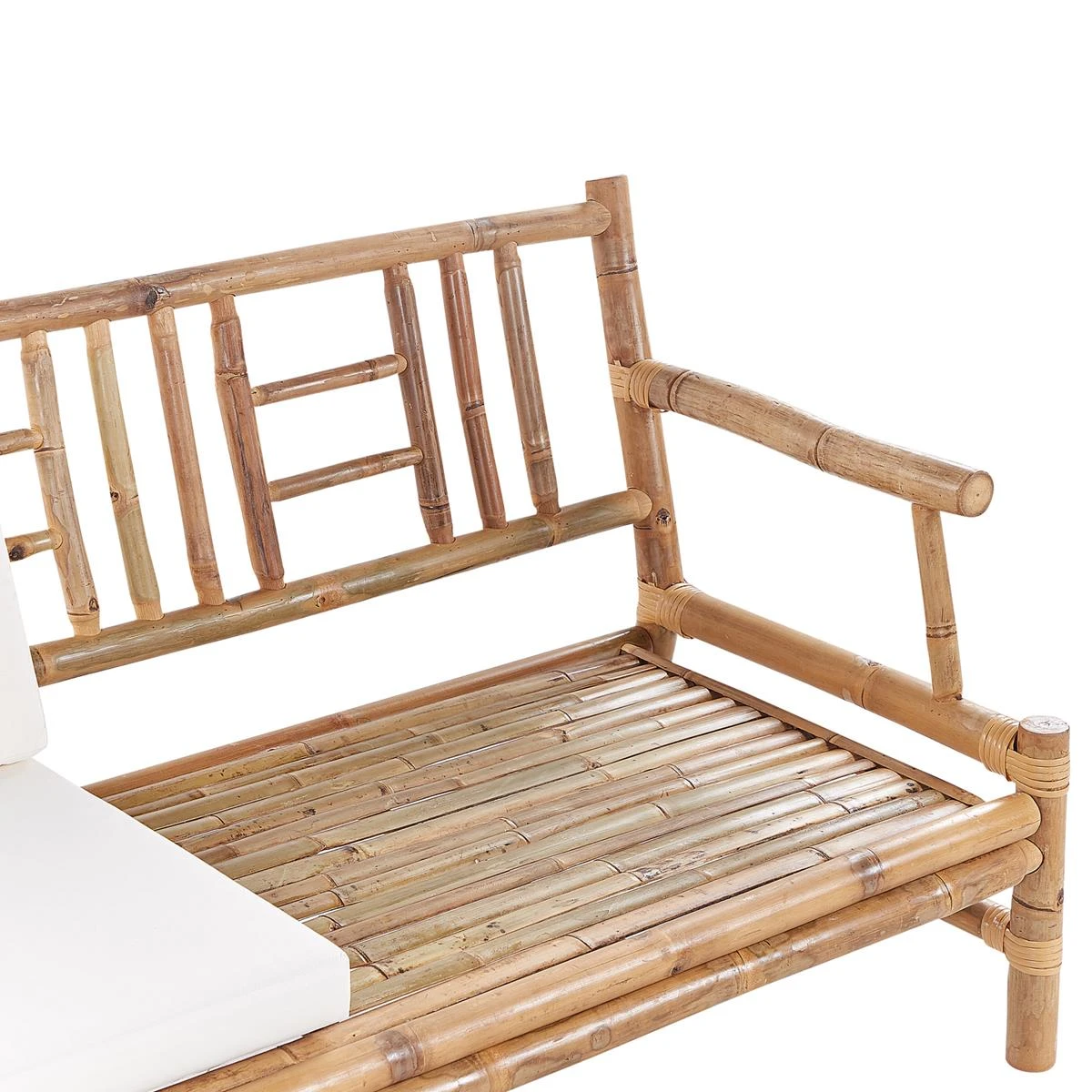 Beliani - RICCIONE - Loungeset Voor 4 - Lichte Houtkleur - Bamboehout Beliani - RICCIONE - Loungeset Voor 4 - Lichte Houtkleur - Bamboehout -Tuin & Buiten 9450253