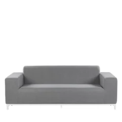 Beliani - ROVIGO - Loungeset Voor 5 - Grijs - Polyester -Tuin & Buiten 9451185