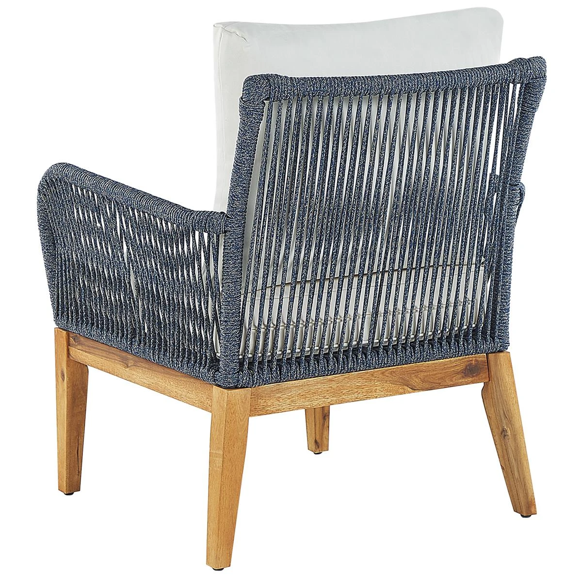 Beliani - MERANO - Loungeset Voor 4 - Wit - Acaciahout Beliani - MERANO - Loungeset Voor 4 - Wit - Acaciahout -Tuin & Buiten 9451581