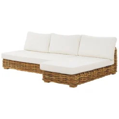 Beliani - VARALLO - Loungeset Voor 4 - Natuurlijk - Rotan 8 Beliani - VARALLO - Loungeset Voor 4 - Natuurlijk - Rotan -Tuin & Buiten 9452018