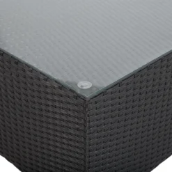 Beliani - SANO - Loungeset Voor 4 - Zwart - PE Rotan -Tuin & Buiten 9477820