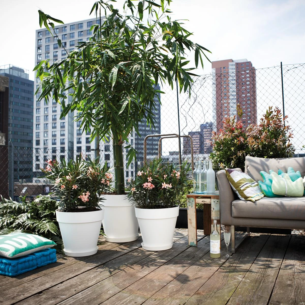 Elho Loft Urban Round Bloempot 40 Cm Met Wielen Elho Loft Urban Round Bloempot 40 Cm Met Wielen -Tuin & Buiten 9480160