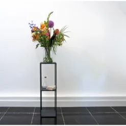 LOFT42 Pillar Plantenzuil Large - Metaal - Mat Zwart - 100x30x30